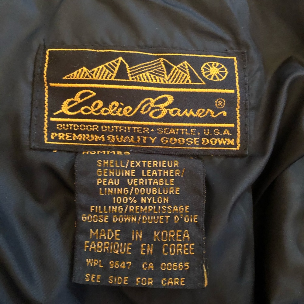 Eddie Bauer leather jacket